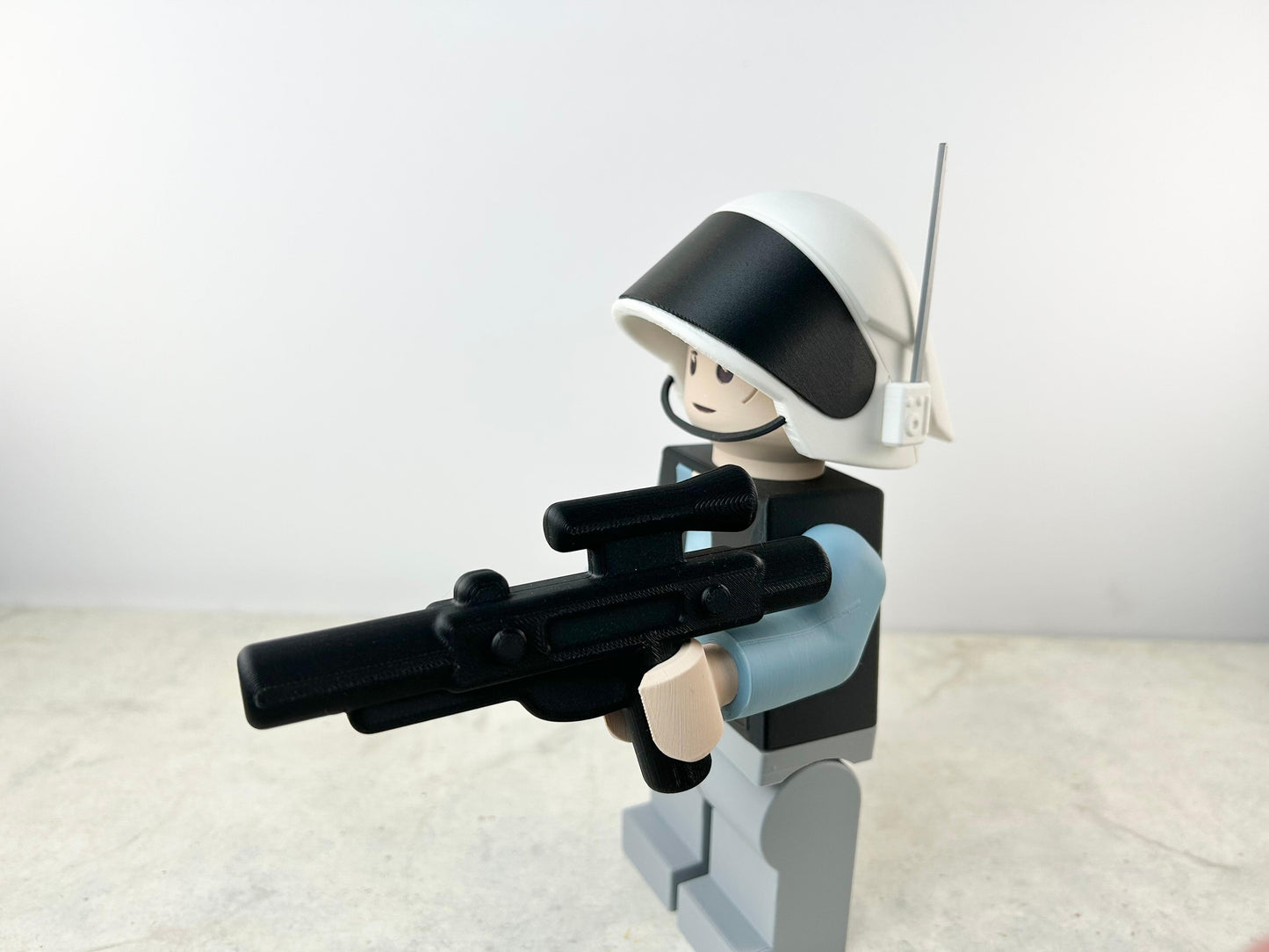 Rebel Soldier Star Wars Figure - 9in Tall Lego Inspired Brick MegaFigure