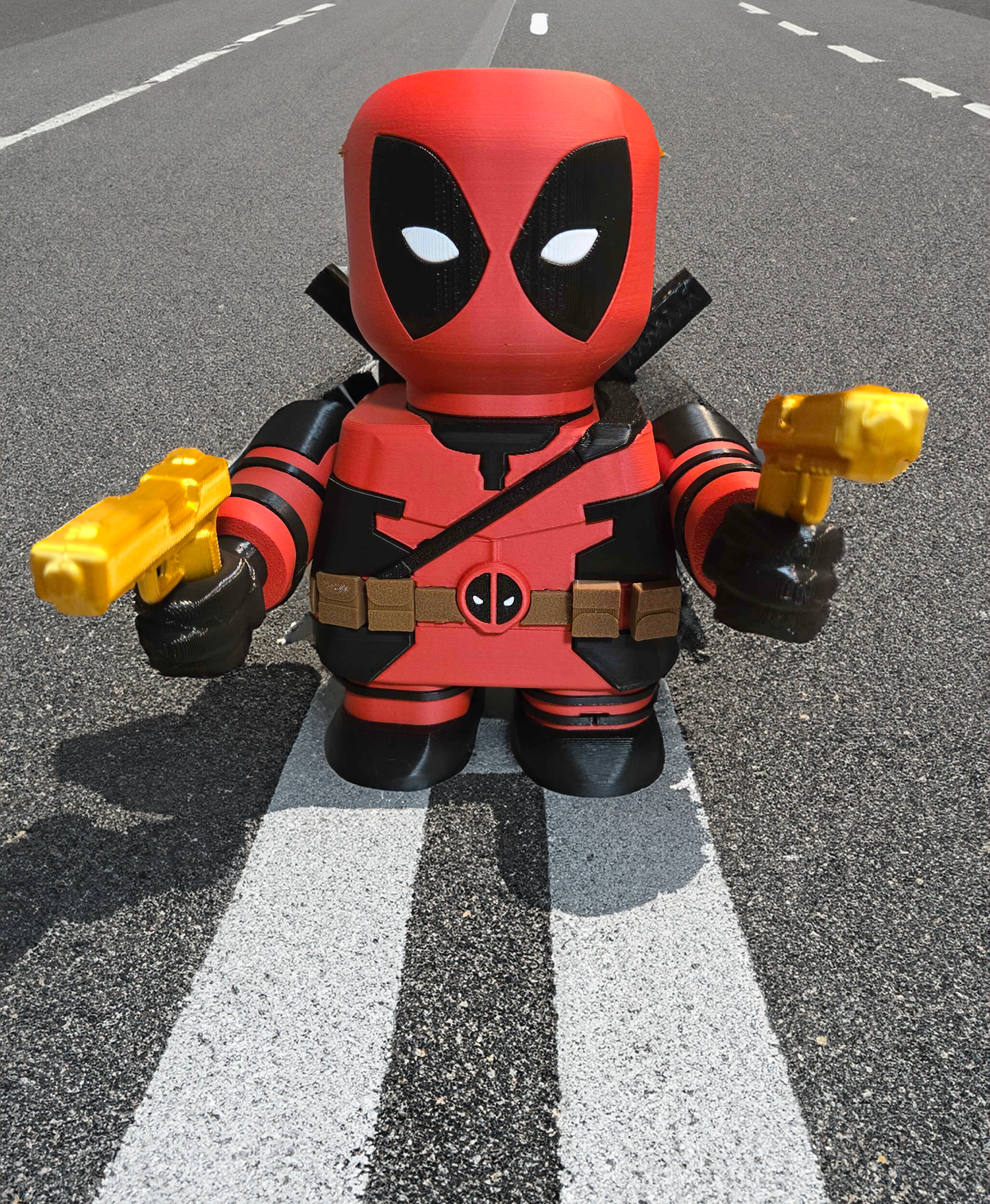 Deadpool - 6in Tall "Chunkster" 3D Printed Toy / Decoration / Fan Art