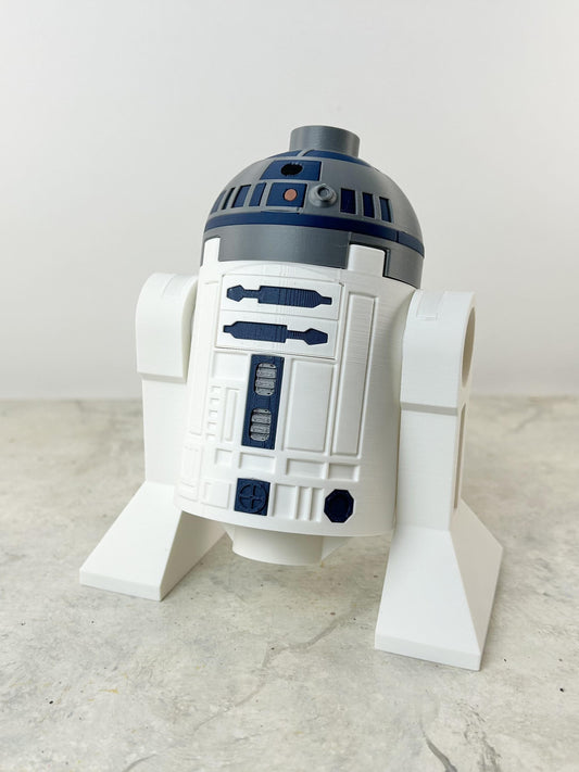 R2-D2 Star Wars Figure - 6in Tall Lego Inspired Brick MegaFigure