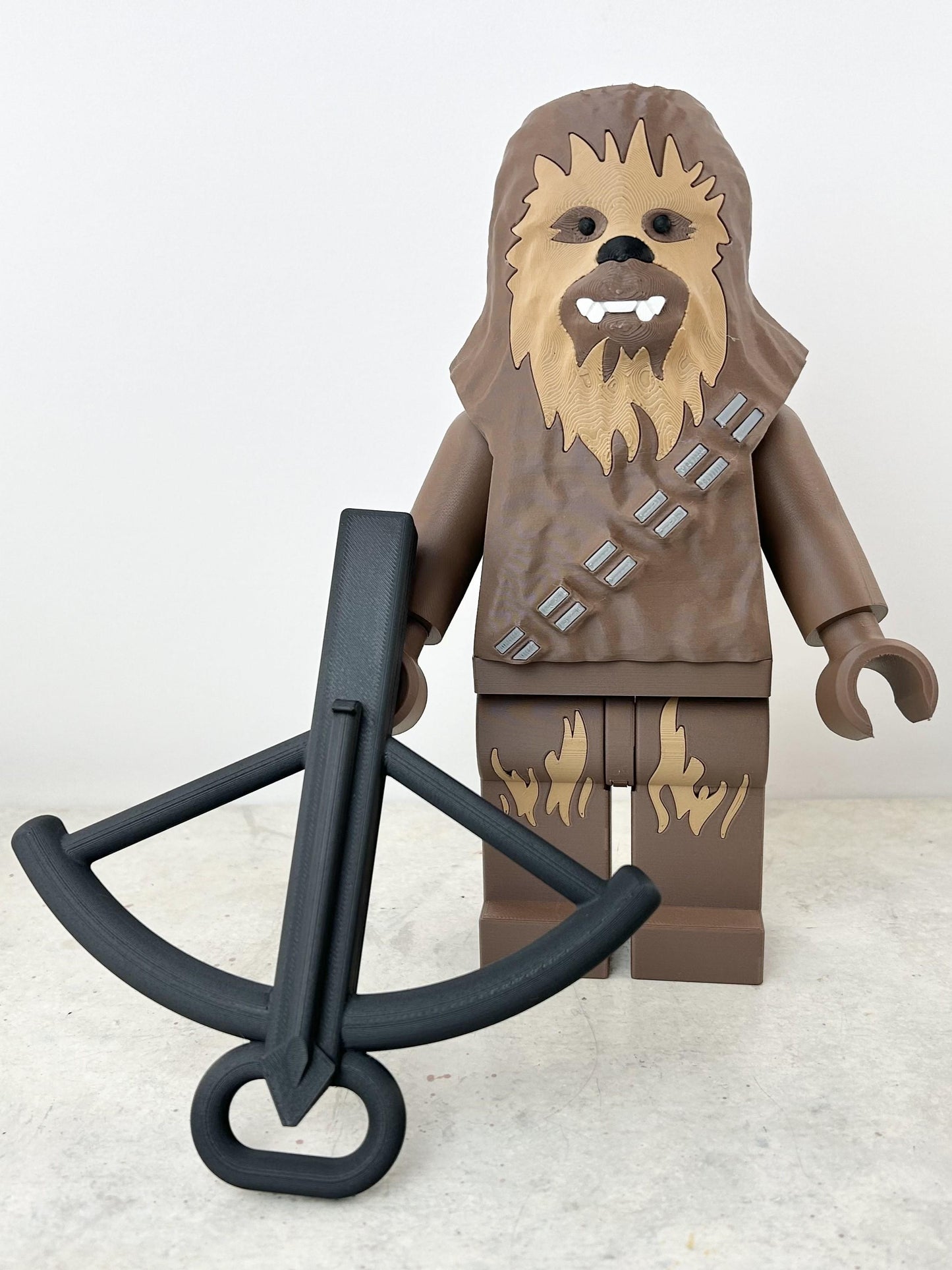 Chewbacca Star Wars Figure - 9in Tall Lego Inspired Brick MegaFigure