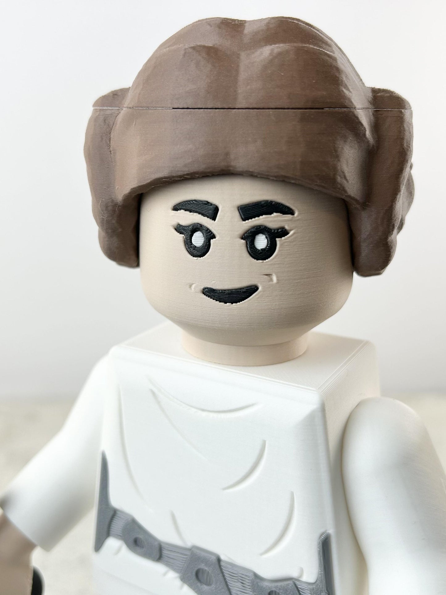 Princess Leia Star Wars Figure - 9in Tall Lego Inspired Brick MegaFigure