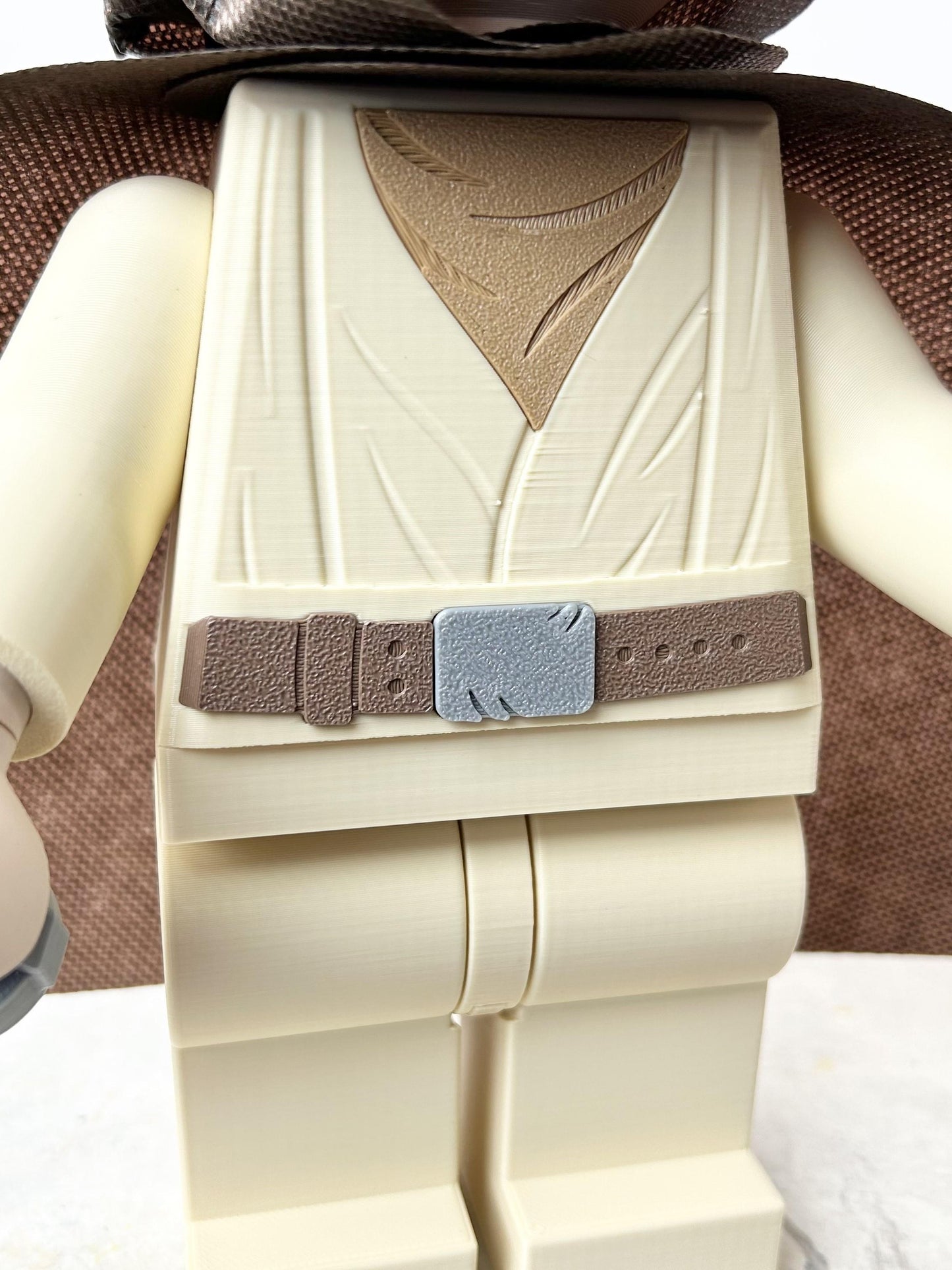 Obi-Won Star Wars Figure - 9in Tall Lego Inspired Brick MegaFigure