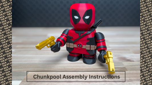 Deadpool - 6in Tall "Chunkster" 3D Printed Toy / Decoration / Fan Art