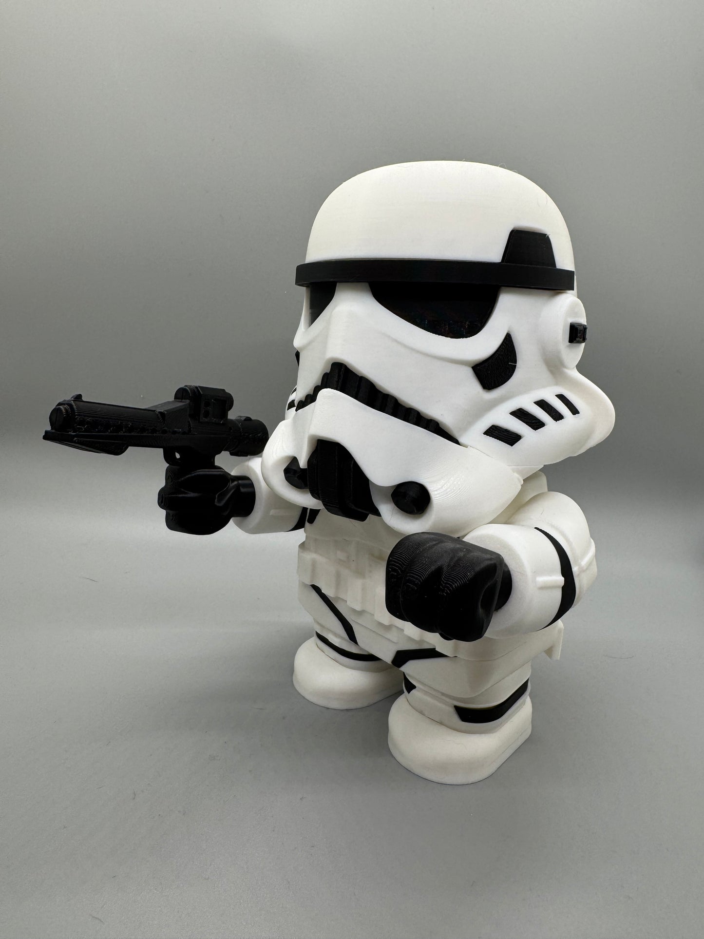 Stormtrooper - 6in Tall "Chunkster" 3D Printed Toy Figure