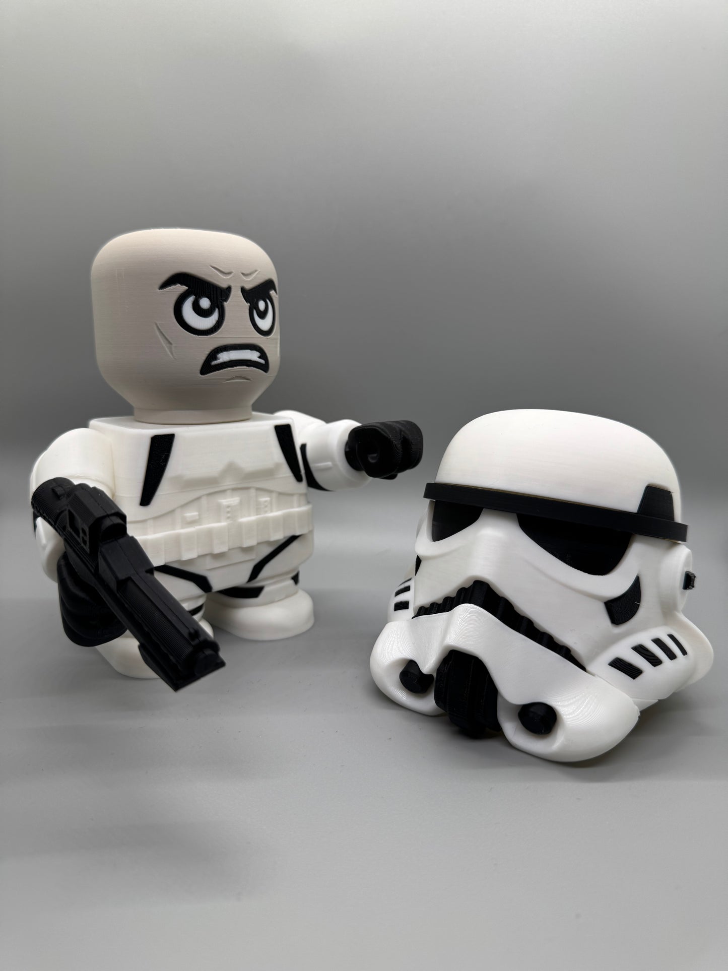 Stormtrooper - 6in Tall "Chunkster" 3D Printed Toy Figure