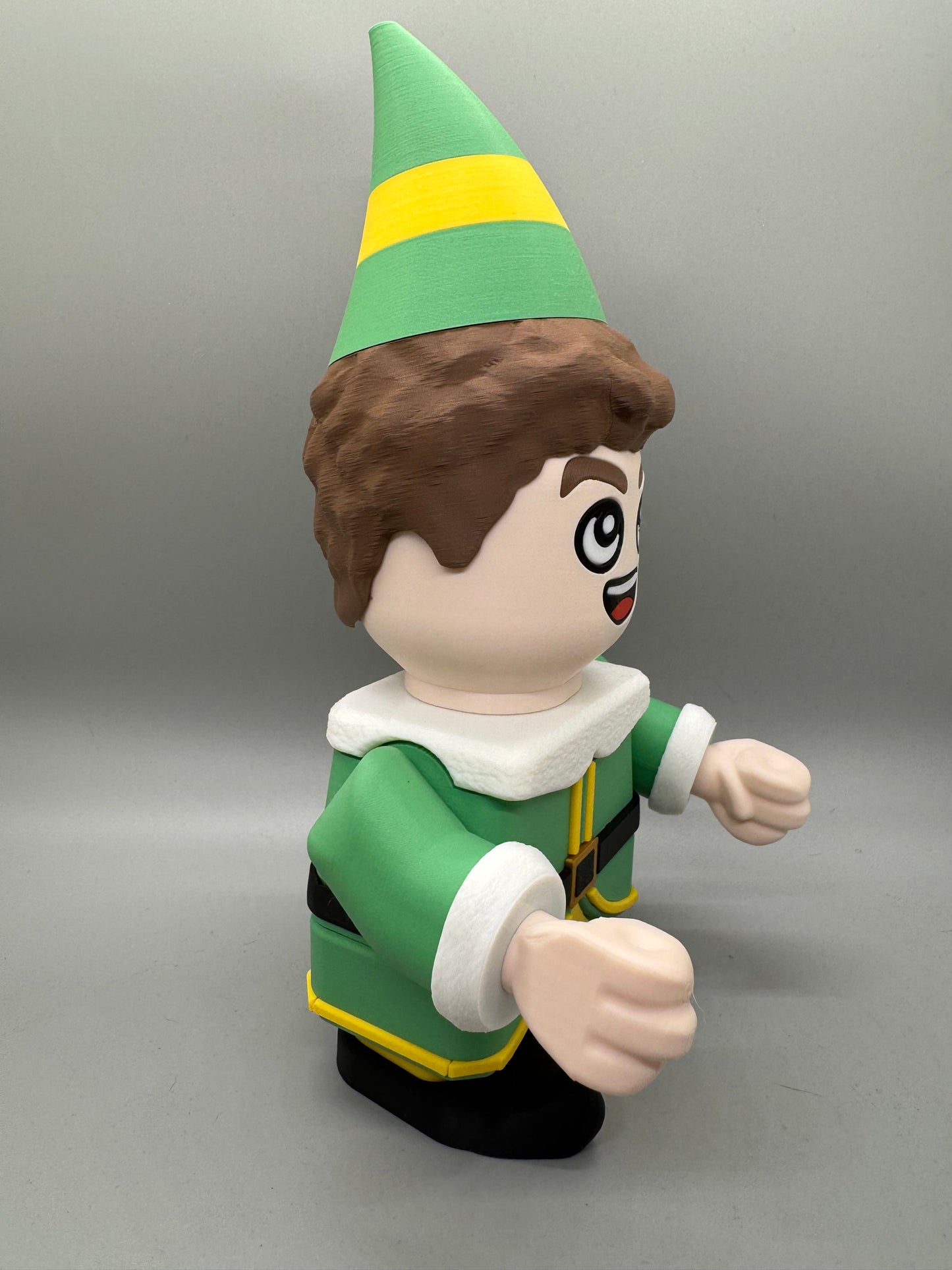 Buddy the Elf - 6in Tall "Chunkster" 3D Printed Toy / Decoration / Fan Art