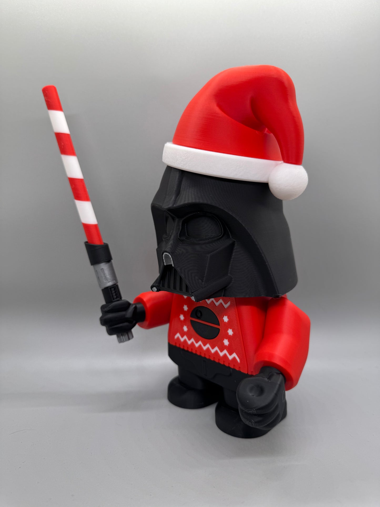 Jolly Vader - 6in Tall "Chunkster" 3D Printed Toy / Decoration / Fan Art